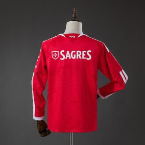 Benfica 26_27 Home Long Sleeved Jersey – Replica Football Soccer Shirt – S–4XL