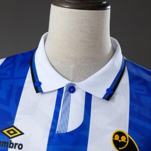 Sheffield Wednesday 1991 Home Retro Jersey – Replica Football Soccer Shirt – S–4
