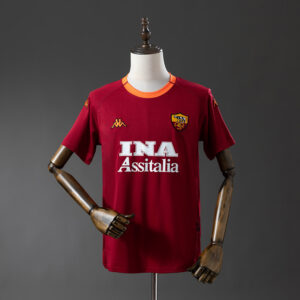 Retro Roma 00_01 Home Jersey – Replica Football Soccer Shirt – S–XXL