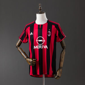 Retro AC Milan 03_04 Home Jersey – Replica Football Soccer Shirt – S–XXL