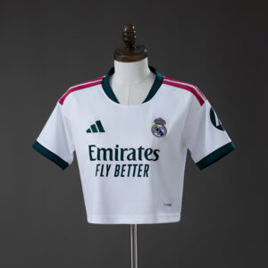 Real Madrid 26_27 Home Women's Crop Jersey – Replica Football Soccer Shirt – S–X