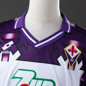 Retro 92_93 Fiorentina Away Jersey – Replica Football Soccer Shirt – S–XXL