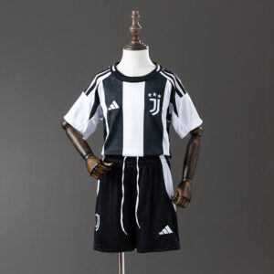 Juventus 24/25 Home Kids Fan Version Kit – Replica Football Shirt – Size 16–28