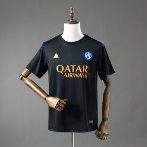 Inter Milan 25_26 Pre-Match Black Jersey – Replica Football Soccer Shirt – S–4XL