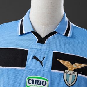 Retro Long Sleeve Lazio 98_99 Home Jersey – Replica Football Soccer Shirt – S–XX