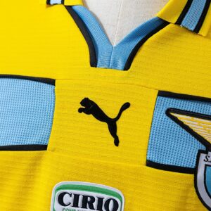 Retro Lazio 98_99 Yellow Jersey – Replica Football Soccer Shirt – S–XXL