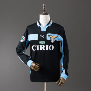 Lazio 98_99 Away Long Sleeve Retro Jersey – Replica Football Soccer Shirt – S–XX