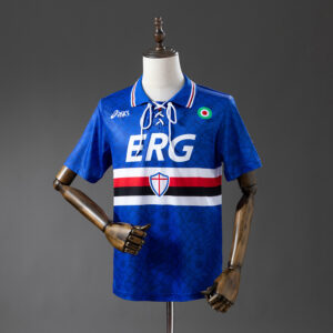 Retro Sampdoria 94_95 Home Jersey – Replica Football Soccer Shirt – S–XXL