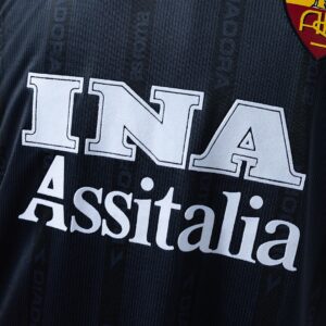 Retro Long Sleeve Roma 99_00 Third Away Jersey – Replica Football Soccer Shirt –