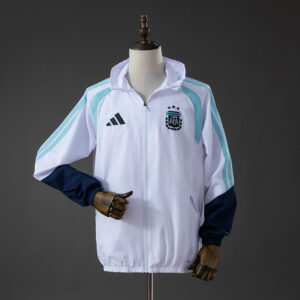 Argentina 2026 All Weather Jacket Windbreaker - White S-XXL – Replica Football S
