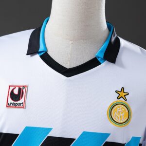 Inter Milan 90_91 Away Retro Jersey – Replica Football Soccer Shirt – S–XXL