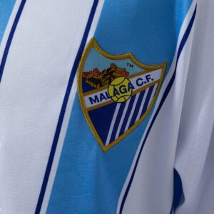 Malaga 26_27 Home Kids Kit Jersey – Replica Football Soccer Kit – Size 16–28