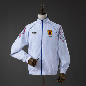 Japan 1998 Reversible Anthem Jacket Retro Windbreaker – Replica Football Soccer