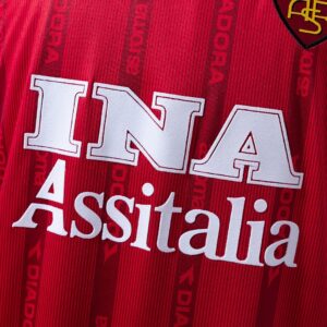 Retro Long Sleeve Roma 99_00 Home Jersey – Replica Football Soccer Shirt – S–XXL