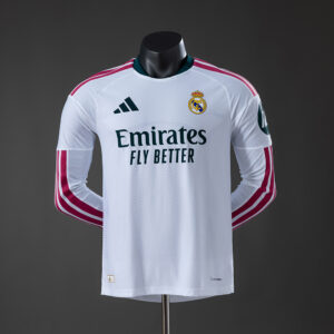 Real Madrid 26_27 Home Player Version Long Sleeved Jersey – Replica Football Soc
