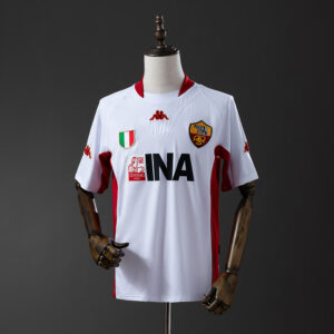 Retro Roma 01_02 Away Jersey – Replica Football Soccer Shirt – S–XXL