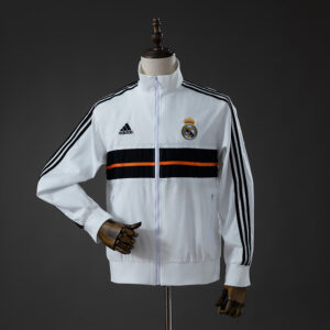 Real Madrid 13_14 Track Jacket Retro Windbreaker – Replica Football Soccer Shirt