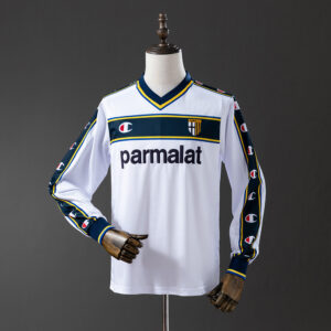 Parma Calcio 02_03 Away Long Sleeve Retro Jersey – Replica Football Soccer Shirt