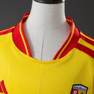 RC Lens 26_27 Home Kids Kit Jersey – Replica Football Soccer Shirt – Size 16-28