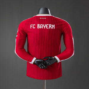 Bayern Munich 26_27 Home Player Version Long Sleeved Jersey – Replica Football S