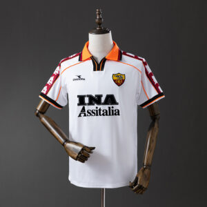 Retro Roma 98_99 Away Jersey – Replica Football Soccer Shirt – S–XXL