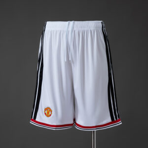 Manchester United 26_27 Home Shorts - White – Replica Football Soccer Shirt – S–