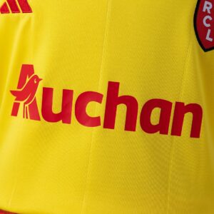 RC Lens 26_27 Home Kids Kit Jersey – Replica Football Soccer Shirt – Size 16-28