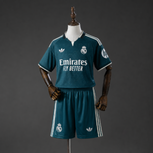 Real Madrid 26_27 Away Kids Kit Jersey – Replica Football Soccer Kit – Size 16–2
