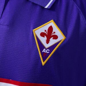 Retro Long Sleeve Fiorentina 1998 Home Jersey – Replica Football Soccer Shirt –