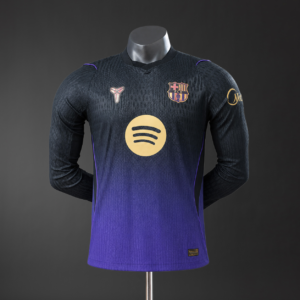 Barcelona x Kobe Bryant 26_27 Away Player Version Long Sleeve Jersey – Replica F