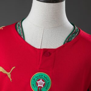 Morocco 2026 Home Kids Kit Jersey – Replica Football Soccer Shirt – Size 16-28