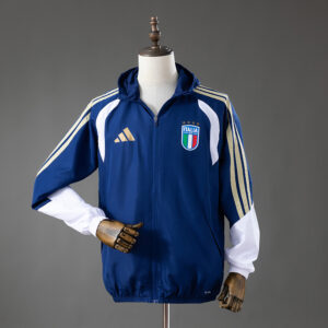 Italy 2026 All Weather Jacket Windbreaker - Blue – Replica Football Soccer Shirt