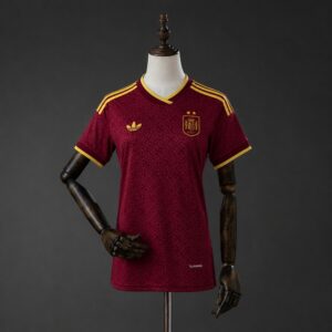 Spain 2026 2 Stars Special Edition Womens Jersey - Maroon S-XXL