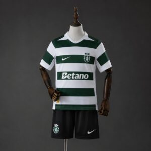 Sporting CP 26/27 Home Kids kit Jersey Size 16-28
