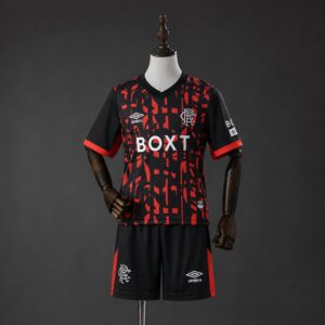 Rangers 26_27 Third Kids Kit – Replica Football Soccer Kids Kit – Size 16–28