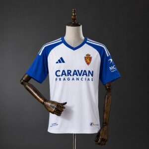 Real Zaragoza 26_27 Home Jersey – Replica Football Soccer Shirt – S–4XL