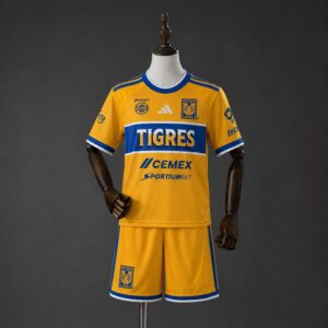 Tigres UANL 26/27 Home Kids kit Jersey Size 16-28