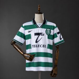 Sporting CP 98_99 Home Retro Jersey – Replica Football Soccer Shirt – S–XXL