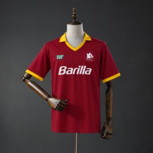 Retro Roma 89_90 Home – Replica Football Soccer Shirt – S–XXL