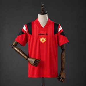Manchester United 26_27 EQT Red Retro Jersey – Replica Football Soccer Shirt – S
