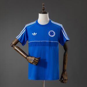 Cruzeiro 26_27 Adidas Originals Blue T-shirt – Football Lifestyle Apparel – S–4X