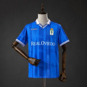 Real Oviedo 97_98 Home Retro Jersey – Replica Football Soccer Shirt – S–XXL
