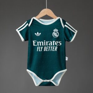 Real Madrid 26_27 Away Baby Jersey – Replica Football Soccer Kit – Size 9–12