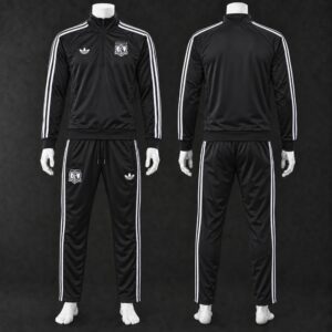 Colo Colo 26-27 Half-Zip Training Suit – Black – Replica Football Soccer Trainin