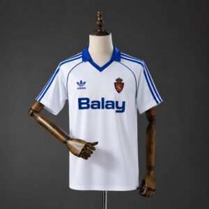 **Zaragoza 86_87 Home Retro Jersey – Replica Football Soccer Shirt – S–XXL**