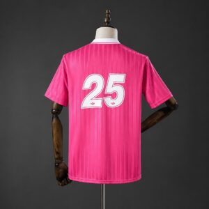 **Oasis Live '25 Originals Pink 3-Stripes Football Shirt – Replica Football Socc