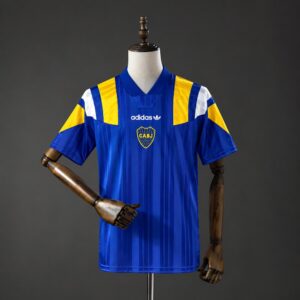 **Boca Juniors 26_27 EQT Blue Retro Jersey – Replica Football Soccer Shirt – S–4