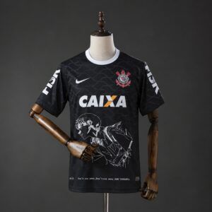 **Corinthians 2012 Away HUMAN EVAGELION Retro Jersey – Replica Football Soccer S