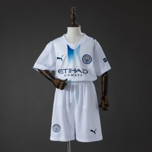 **Manchester City 26_27 Third Kids Kit – Replica Football Soccer Shirt – Size 16
