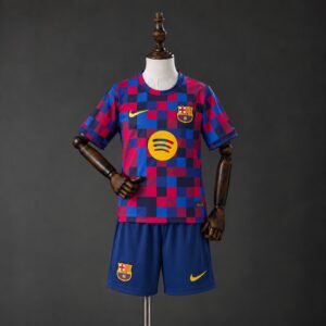Barcelona 26_27 Training Kids Kit – Replica Football Soccer Kit – Size 16–30